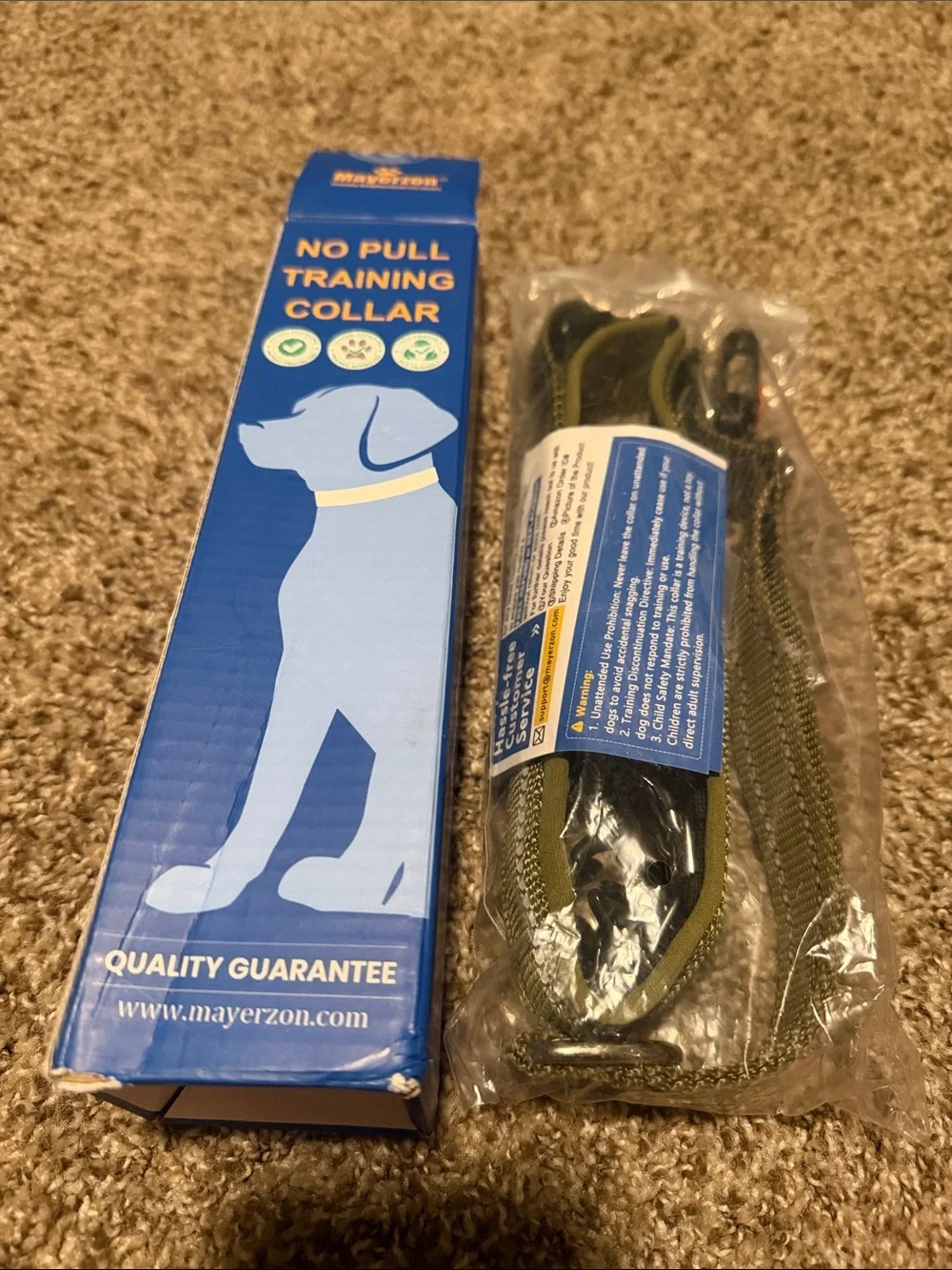 Mayerzon No Pull Training Collar (prong style) sz L - new in box